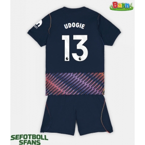 Tottenham Hotspur Destiny Udogie #13 Bortaställ Barn 2026-27 Kortärmad (+ Korta byxor)